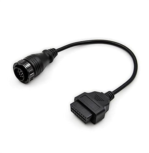 BHY OBD2 14 to 16 Pin Diagnostic Connector Adapter Cable for Mercedes Benz Sprinter 40CM