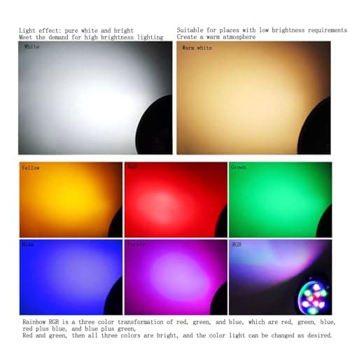 Tree Holding Light - Outdoor Landscape Lights, IP65 Outdoor Waterproof Tree Lighting Lights, AC220V RGB Landscape Garden Tree Lighting, Outdoor LED Surrounding Colored Hoop Tree Spotlight(White,6PCS(7