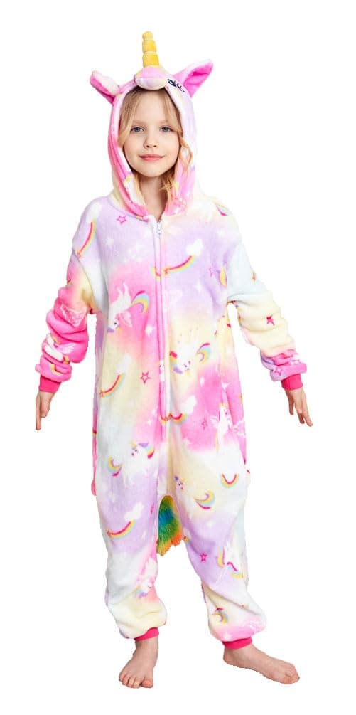 NewCuteKids Unicorn Onesie Cosplay Pajamas Halloween Xmas Sleepwear