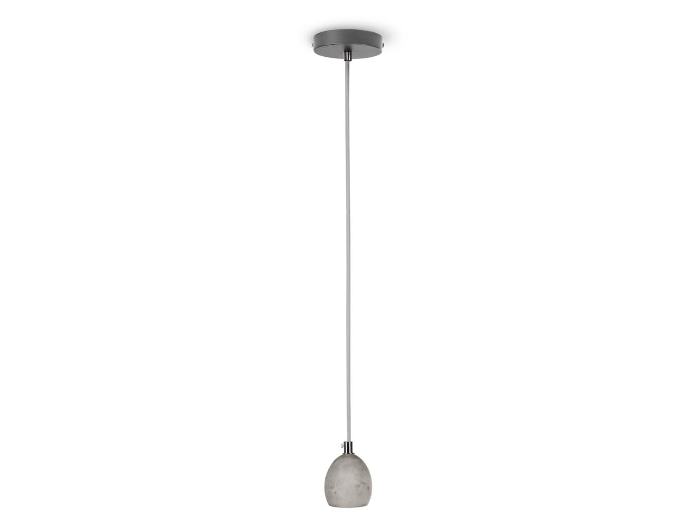 Smartwares IDE-60011 Circular Concrete Pendant Light, Industrial Design, E27, 60 W,8.2 x 6cm