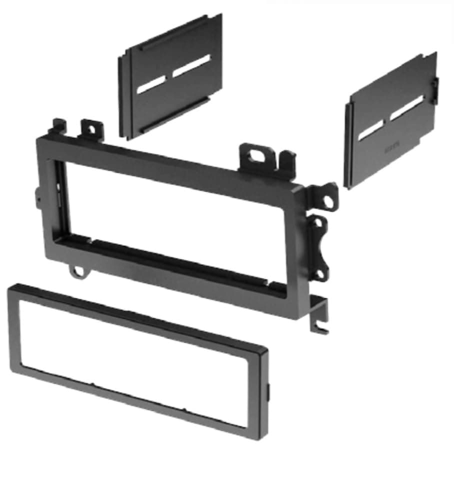 Single DIN Car Stereo Install Dash Mount Kit Made for Jeep: 1997-2001 Cherokee, 1993-1998 Grand Cherokee, 1997-2002 Wrangler