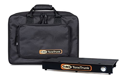 T-Rex Engineering TT-BAG-45 ToneTrunk Includes Carry Bag and 17.7" x 12.4" Two-Tiered Small Aluminum Pedalboard, Fastening Tape, and Zip Ties (10281)