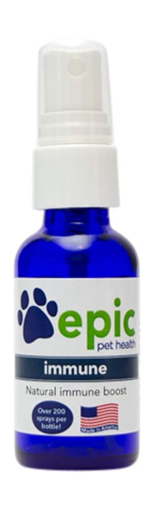 Immune - All Natural Liquid Spray Supplement - Promotes Healthy Immune Systems, Helps Relieve Allergies - Nutritional Vitamin for Cats & Dogs (Spray 2oz)