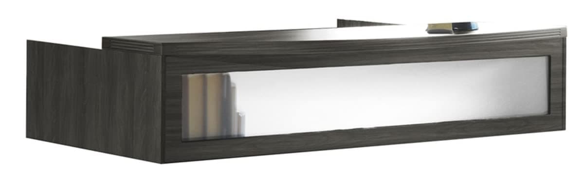 Safco Products ARDTCLGS Aberdeen Desk, Gray Steel