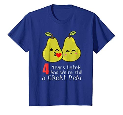 4th Wedding Anniversary Shirt Gifts Funny Couples T-shirt