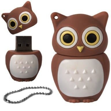 8GB Novelty Cute Brown Owl USB 2.0 Flash Drive Data Memory Stick Device