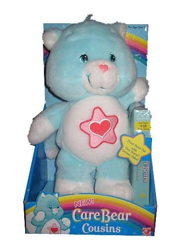 Care Bears Cousin Proud Heart Cat with VHS Discontinued