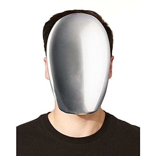 Costume Beautiful Chrome Faceless Mask