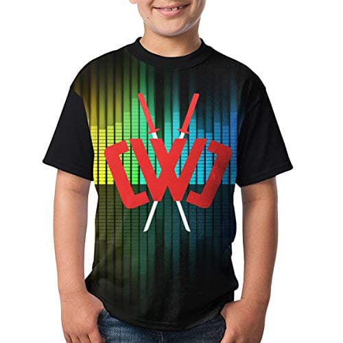 Chad Wild Clay Boys and Girls Print T-Shirts, Youth Fashion Tops M