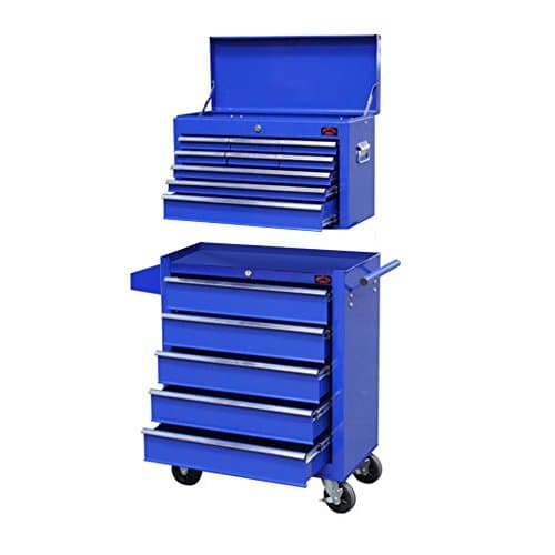 Dirty Pro Tools™ X Large Tool Chest TOP Cabinet TOP Box and ROLLCAB Box with Side Tray