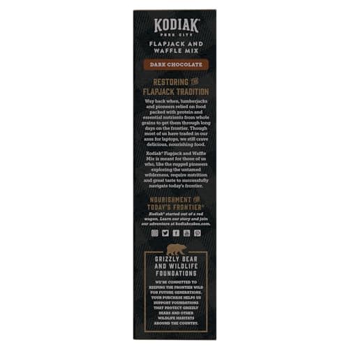 CAIKEZI Protein Pancake Power Cakes, Flapack and Waffle Baking Mix, Dark Chocolate, 18 Ounce (Pack of 6)