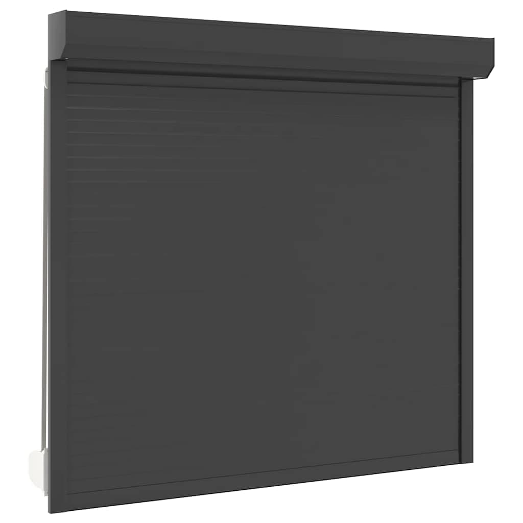 vidaXL Aluminium Roller Shutter 160x150 cm Anthracite, Highly Durable Material, Pre-built with Energy Efficiency, Privacy Enhancing & Easy to Install