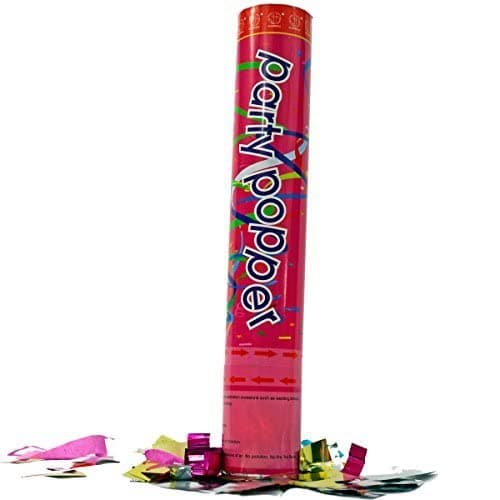 +Sale+ 12 Pack Large (12 Inch) Confetti Cannons Air Compressed Party Poppers Indoor And Outdoor Safe Perfect For Any Party New Years Eve Or Wedding Celebrations Shoot Streamers 10 Ft