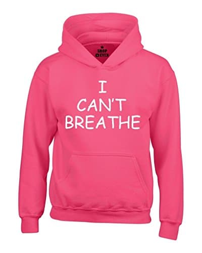 I Can't BREATHE Hoodies Eric Garner Sweatshirts Medium Heliconia Pink Apparel