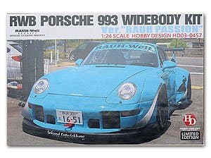 Hobby Design 1/24 Rwb Porsche 993 wide-body kit Rauh Passion HD03-0457