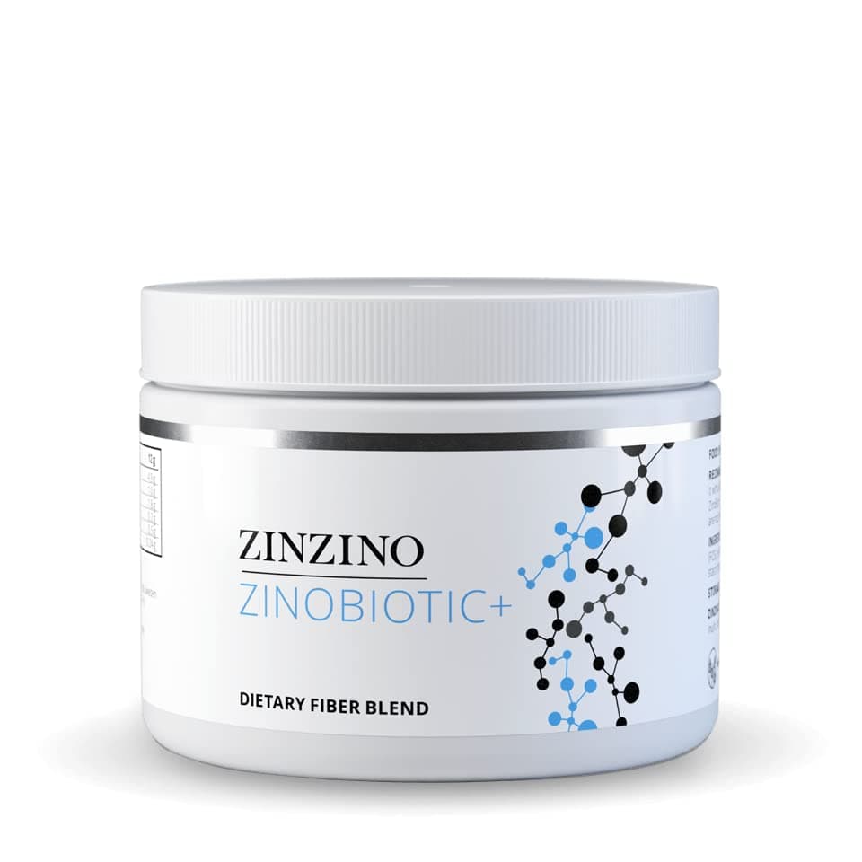 ZinZino Zinobiotic+ Fiber Powder – Multi-Fiber Complex – Plantain husk and guar gum – Intestinal health – Strengthen the immune system for adults – Intestinal treatment of bloated abdomen