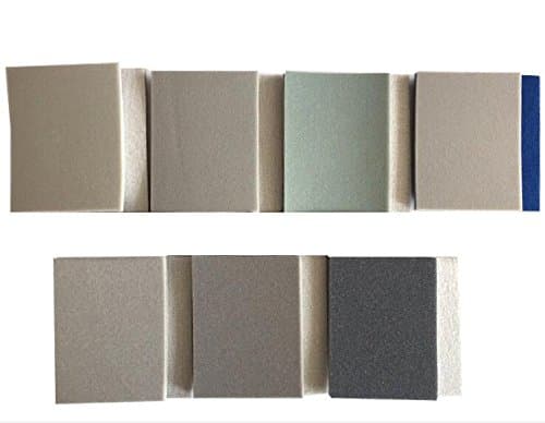 Single Grit Set for Choose 75x100mm Grit 1500 Back Velvet Sanding Sponge Disc Sandpaper Brushed Dry/Water Sanding Paper Sponge Polishing Grinding Tool 10pcs/Lot