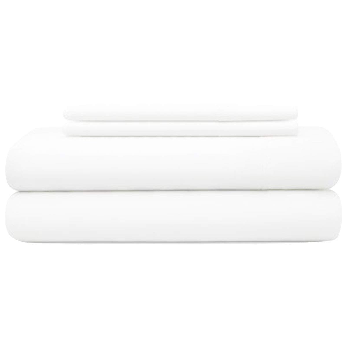 LINENWALAS Tencel Lyocell Silk Pillowcases for Hair and Skin, Standard Size 20"x30" with Envelop Closure Soft, Breathable, Eucalyptus Cooling Pillowcases Set of 2 (White, Queen)
