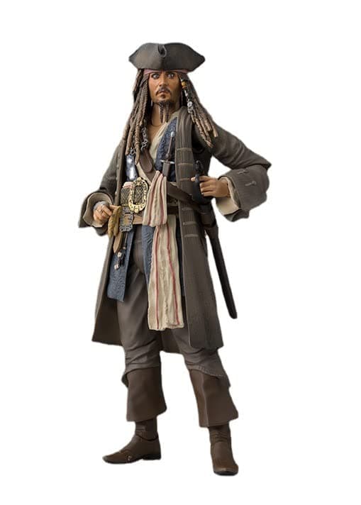 Pirates of The Caribbean 5 Dead Men Tell No Tales Captain Jack Sparrow Johnny Depp (7" Scale) Action Figures