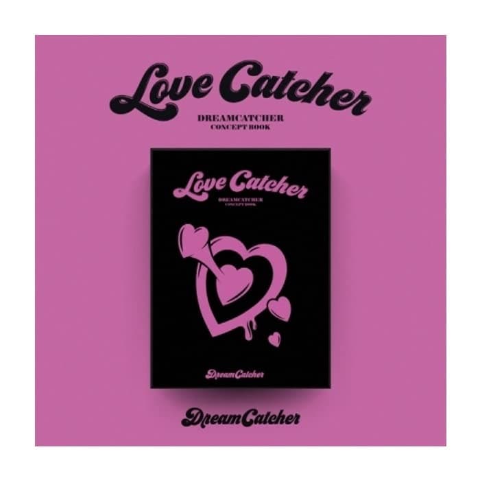 Dreamcatcher Concept Book Love Catcher Version 204p PhotoBook+7p PhotoCard+1ea Mini L Holder+2p Mini Poster On Pack+1ea Party Ticket+9p 4Cut Photo+1ea Tattoo Sticker+1ea Keyring+Tracking Sealed