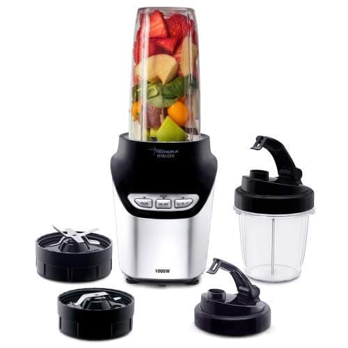 Power Blender, 1000W (Black), 2 Jar