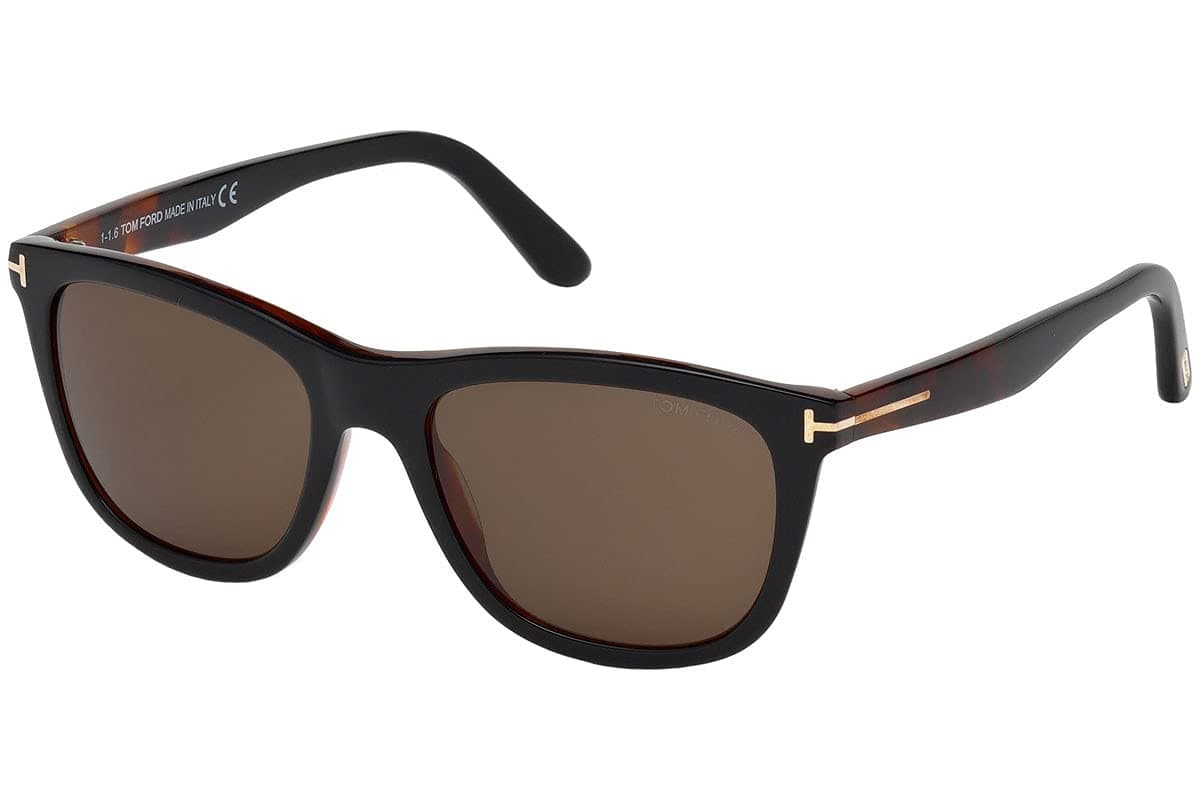 Tom Ford FT0500 05J Black Dark Havana Andrew Square Sunglasses Lens Category 3, 54/18/145