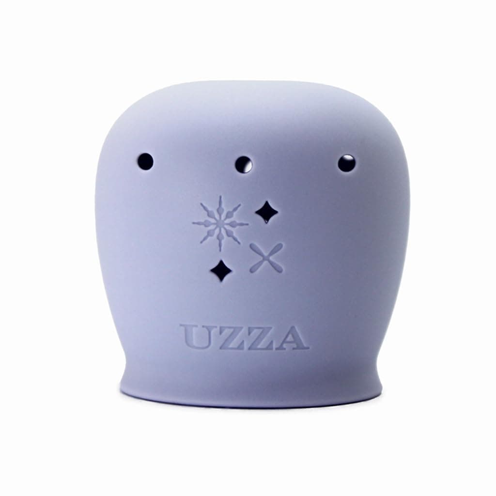UZZA Innovative Makeup Brush Cleaner - Cleaner, Holder, and Cover | Travel Friendly (Periwinkle)