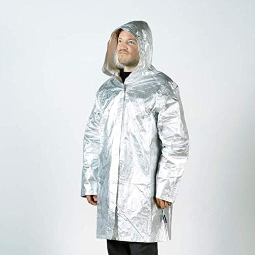 Ikea Frekvens Raincoat silver color S/M 904.192.39
