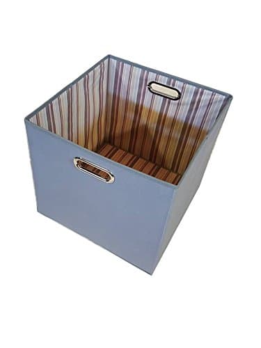 Heather Grey 9X11X10 Folding Storage BIN by ALEXI RICCI Storage with Style