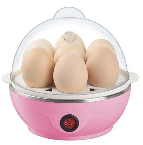 Pithadai Group Electric Automatic Off 7 Egg Poacher for Steaming, Cooking, Boiling and Frying (Multicolour)