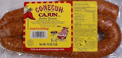 Cajun Smoked Sausage 16 Oz (4 Pack)
