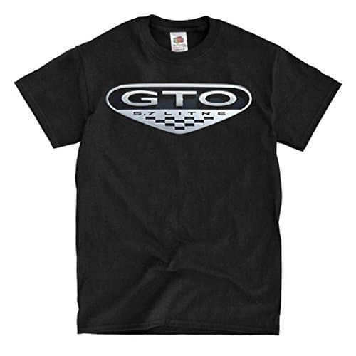 Pontiac GTO Logo Black T-shirt - Ready to Ship!! (3XL)