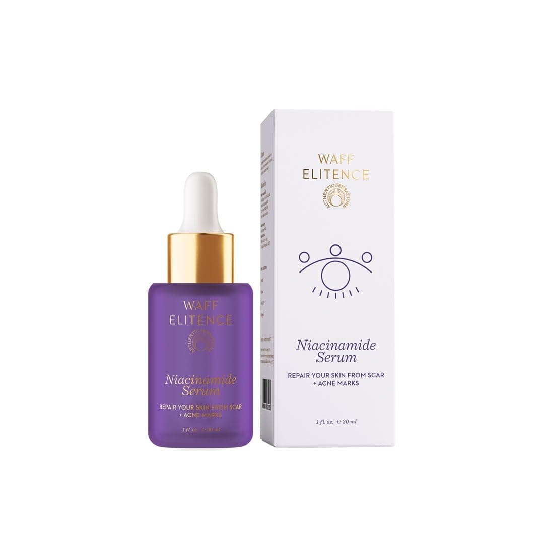- WAFF Niacinamide Face Serum 30ml | Acne Scar | Skin Smoothing & Brightening | Oil Control, Non-Sticky, Hydrating | Vegan, No Preservatives | For Women & Men