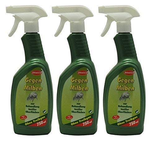 Preisjubel 6 x 750 ML Braeco against Mites, Textile Care, Milbenabwehr, Allergieschutz