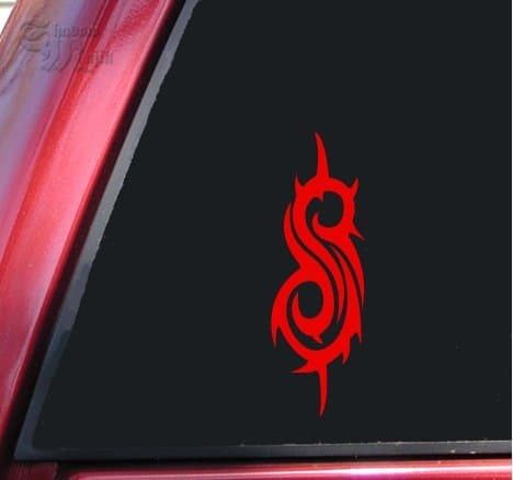ShadowMajikShadowMajik Slipknot Vinyl Decal Sticker - Red