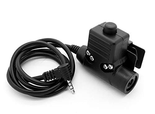 Armorwerx U94 PTT System Compatible with Yaesu Radio (Military/NATO-US Wired)