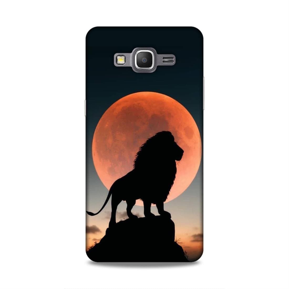 3D Designer Back Case Cover for Samsung Galaxy Grand Prime | King Lion Standing On Hill |