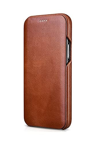 - WHITBULL Business Style Horizontal Magnetic Flip Leather Case Compatible with Samsung Galaxy Note 10 Plus Brown