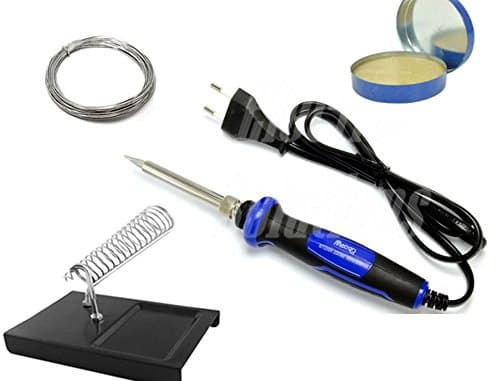 Buyyart Metroq Mtq 40R Soldering Iron 40W or 220V Solder Wire, Stand, Paste