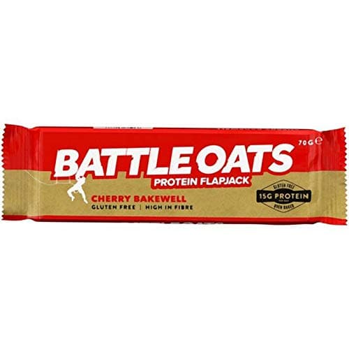 Battle Oats Protein Flapjack: Cherry Bakewell
