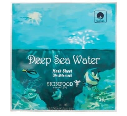 Skinfood Skin Food Deep Sea Water Mask Sheet (Brightening) X 3 Original From Korea