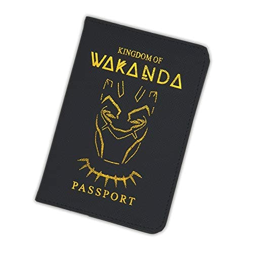 LizMatechMarvel Wakanda, Asgard, Hydra Travel Passport Holder Wallet case Cover Marvel (Wakanda 3)