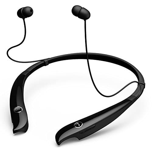 Bluetooth Headset, BlueFit Wireless Headphones with Microphone, Stereo Earphones Earbuds, for Workout/Running/Sport and iPhone Samsung & Other Android