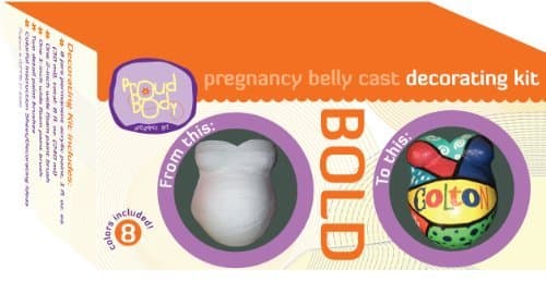 Proudbody Pregnancy Belly Cast Decorating Kit, Bold by ProudBody, Inc.