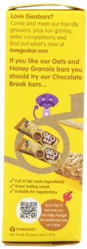 Traidcraft Crunchy Granola Geobar 42 g (Pack of 6, Total 30 Bars)