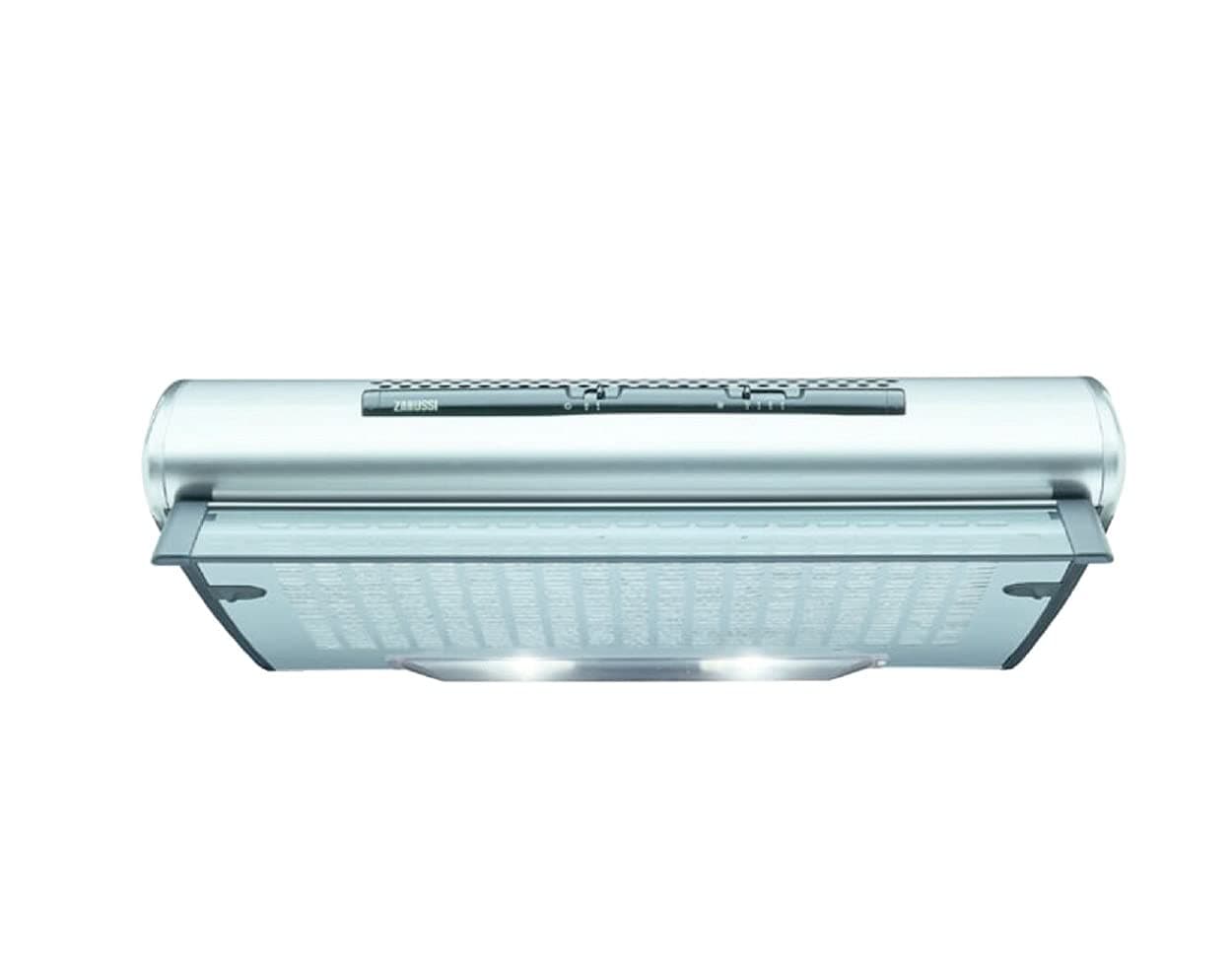 Zanussi ZHT611X 60 cm Visor Cooker Hood - Stainless Steel [Energy Class D]