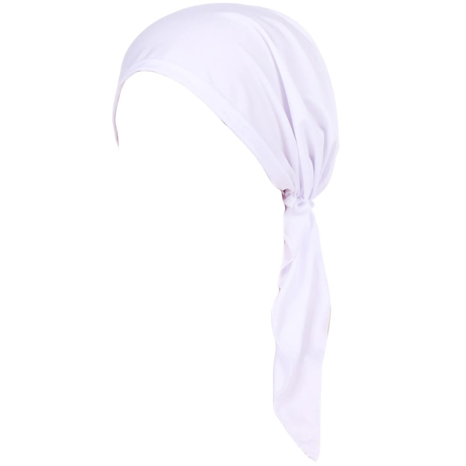 Mintuse 1/3 Pcs Beanie for Women, Hijab Caps Women Underscarf Hat Turban Cap Adjustable Bonnet Caps with Tie-Back Closure