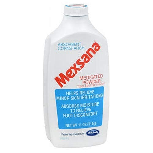 Medicated Powder, 11 oz by Mexsana (Pack of 2)