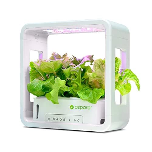 PerfectPrime aspara® Stylist Lite Smart Grower, 8 Grow pods, All Seasons Indoor Garden/Support Apple iOS and Google Android app