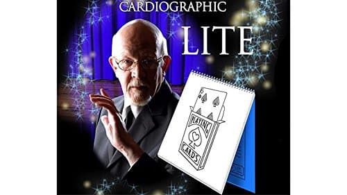 Murphy's Magic Supplies, Inc. Cardiographic LITE BLACK CARD by Martin Lewis | Trick | Stage | Parlor Performer